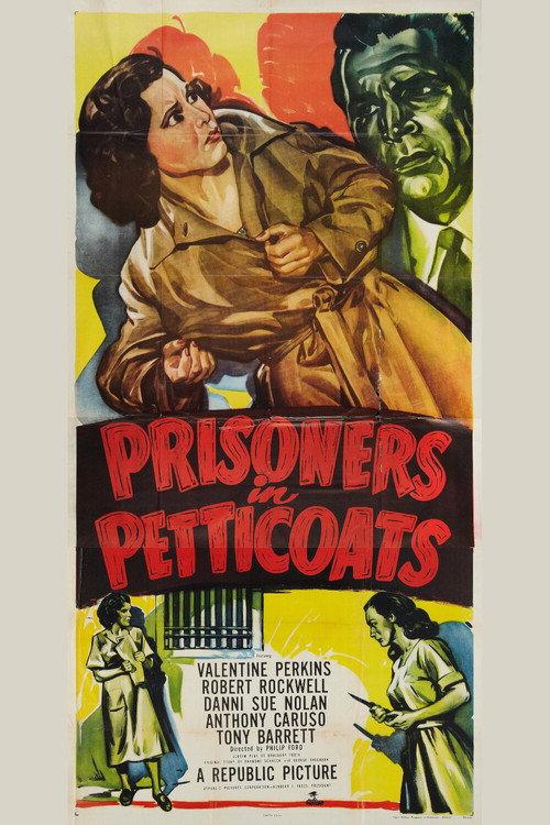 Prisoners in Petticoats 1950 official movie poster