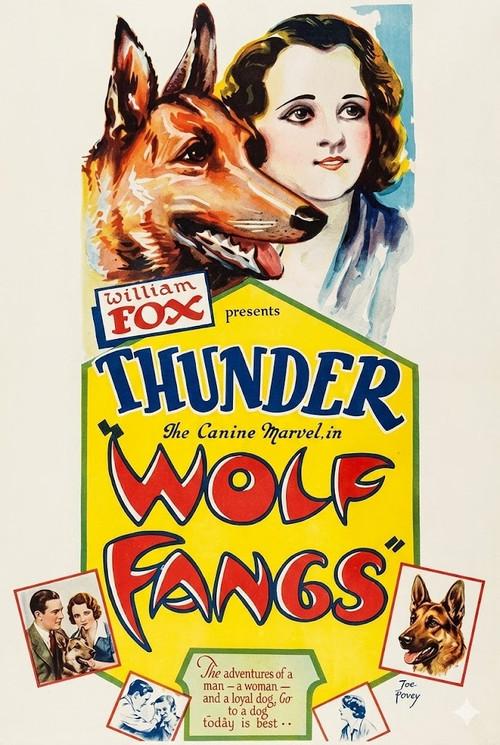 Wolf Fangs 1927 official movie poster