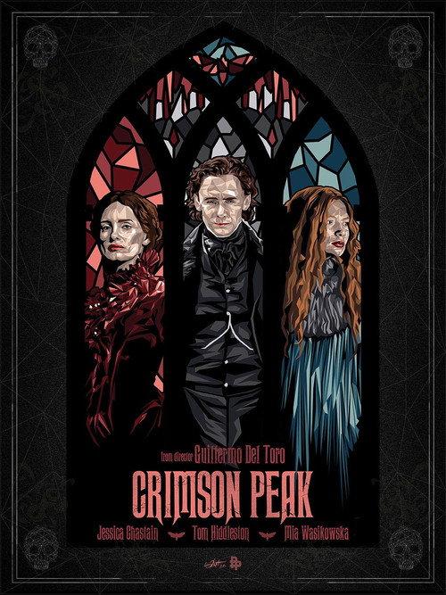 The Light and Dark of Crimson Peak 2016 official movie poster