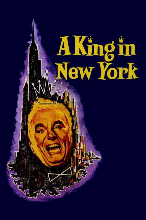 A King in New York 1957 official movie poster
