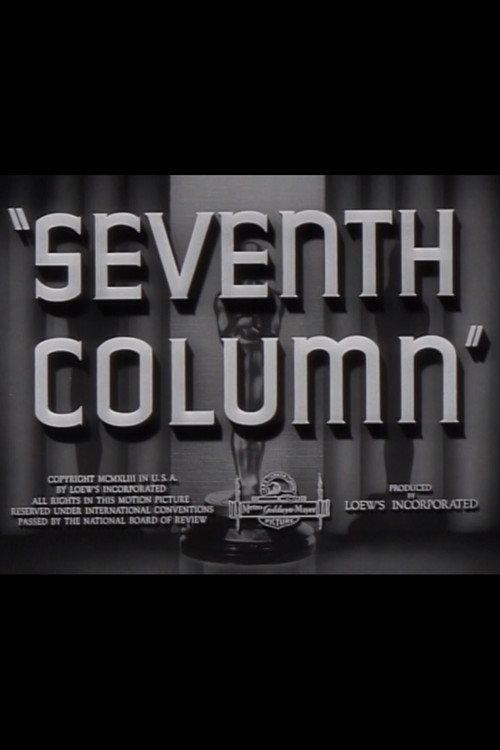 Seventh Column 1943 official movie poster