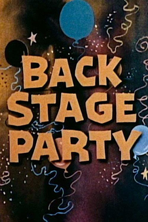 Backstage Party 1961 official movie poster