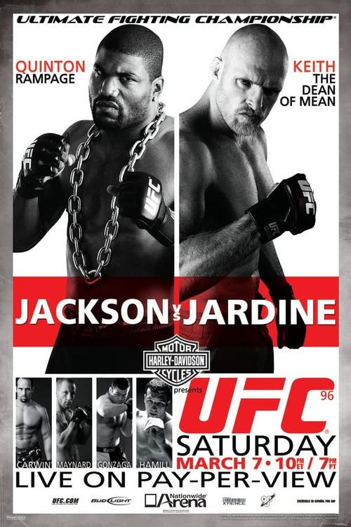 UFC 96: Jackson vs. Jardine 2009 official movie poster