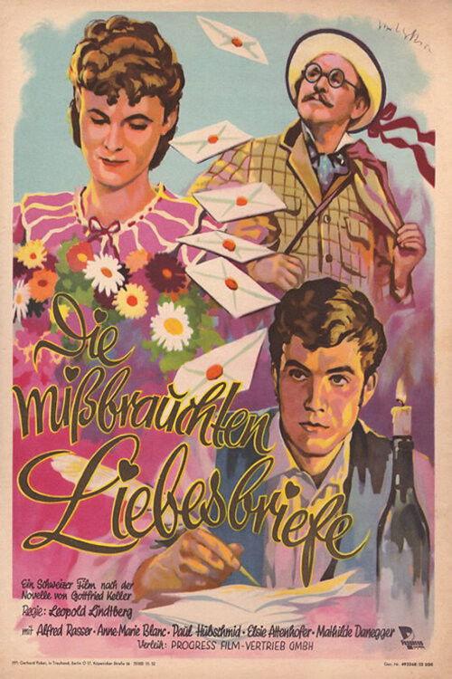 The Abused Love Letters 1940 official movie poster