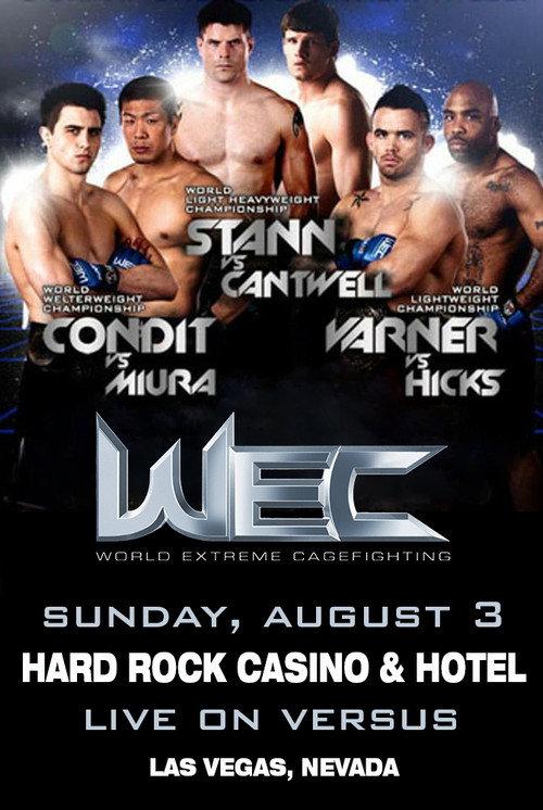 WEC 35: Condit vs. Miura 2008 official movie poster