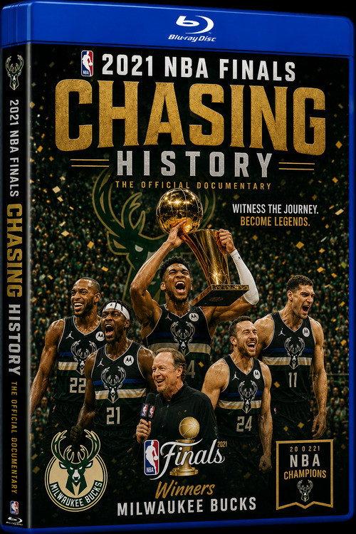2021 NBA Champions - Milwaukee Bucks - Chasing History 2021 official movie poster