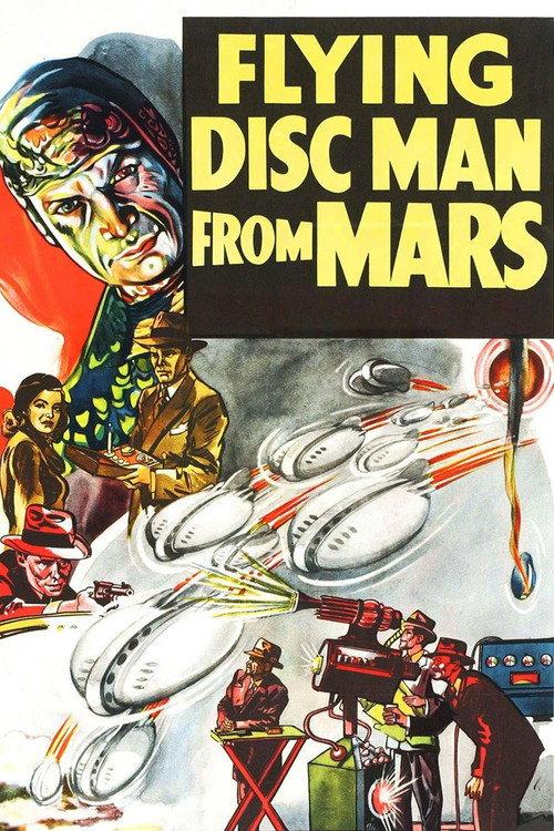 Flying Disc Man from Mars 1950 official movie poster