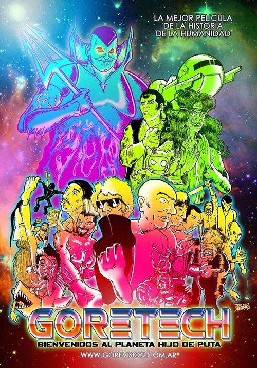 Goretech: Welcome To Planet M*therfucker 2012 official movie poster