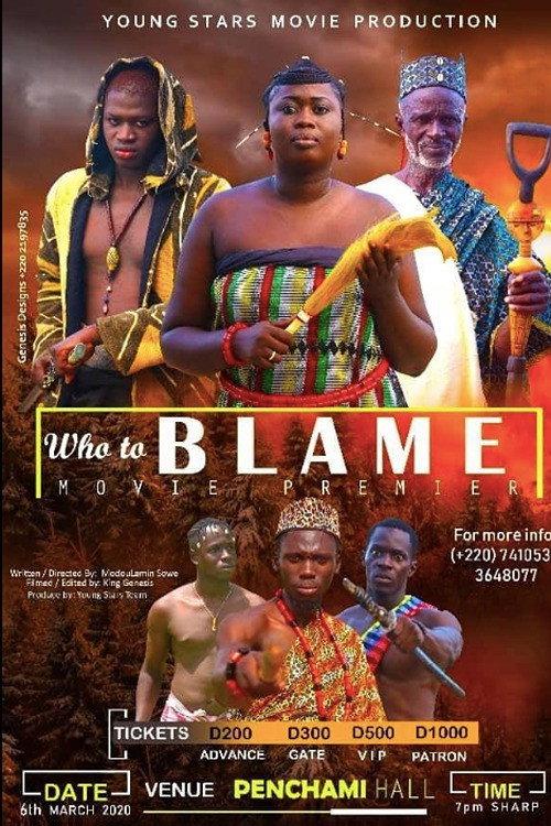 Who to Blame? 2020 official movie poster