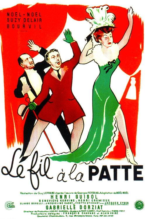 Le Fil à la patte 1954 official movie poster