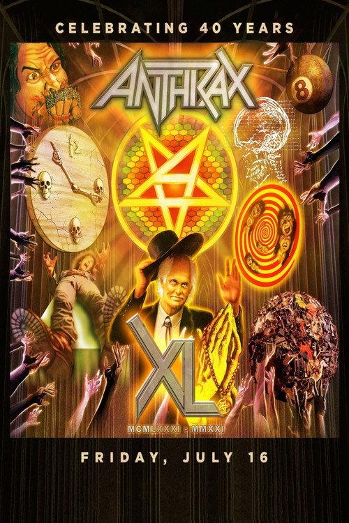 Anthrax: 40th Anniversary Livestream 2021 official movie poster