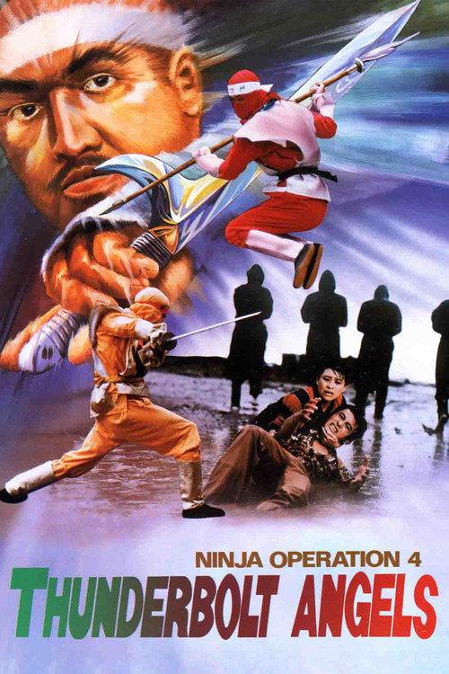 Ninja Operation 4 - Thunderbolt Angels 1988 official movie poster
