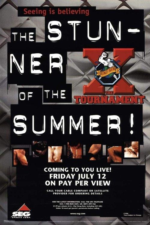 UFC 10: The Tournament 1996 official movie poster