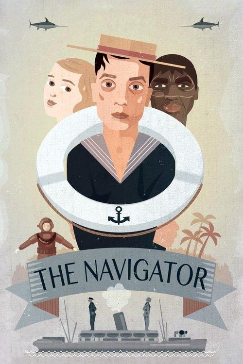 The Navigator 1924 official movie poster