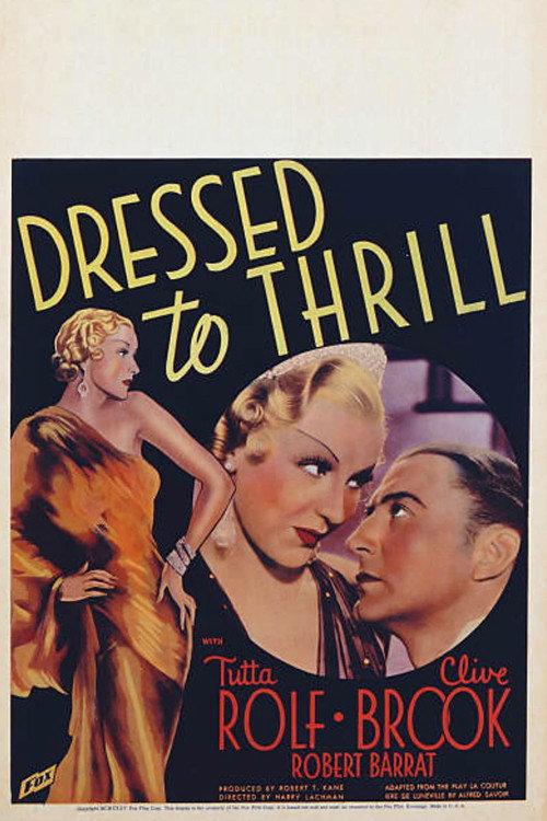 Dressed to Thrill 1935 official movie poster