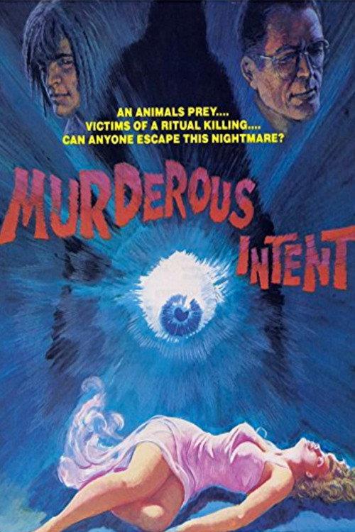 Murderous Intent 1986 official movie poster