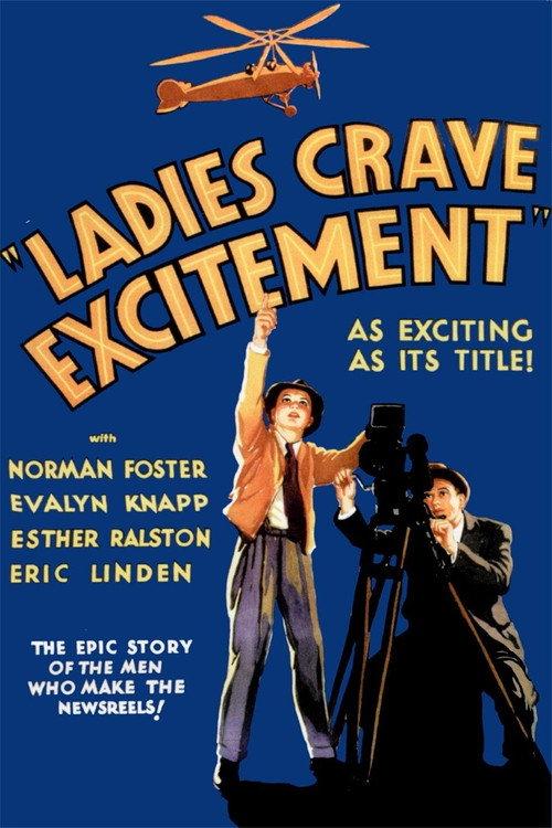 Ladies Crave Excitement 1935 official movie poster