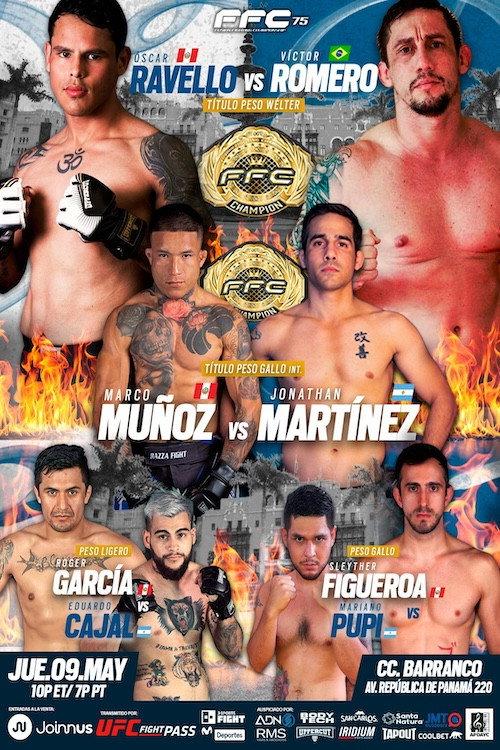 FFC 75: Ravello vs. Romero 2024 official movie poster