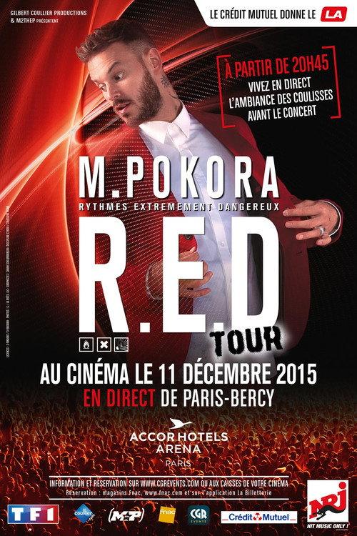 M Pokora -  Red Tour 2015 official movie poster