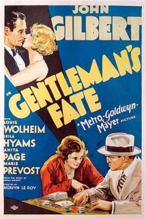 Gentleman's Fate 1931 official movie poster