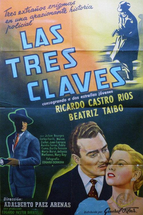 Las tres claves 1953 official movie poster