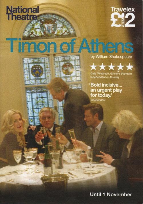 National Theatre Live: Timon of Athens 2012 official movie poster