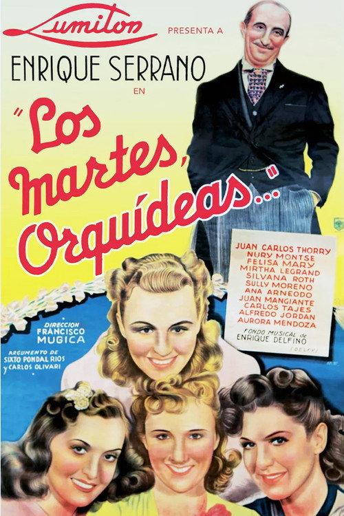 On Tuesdays, Orchids 1941 official movie poster