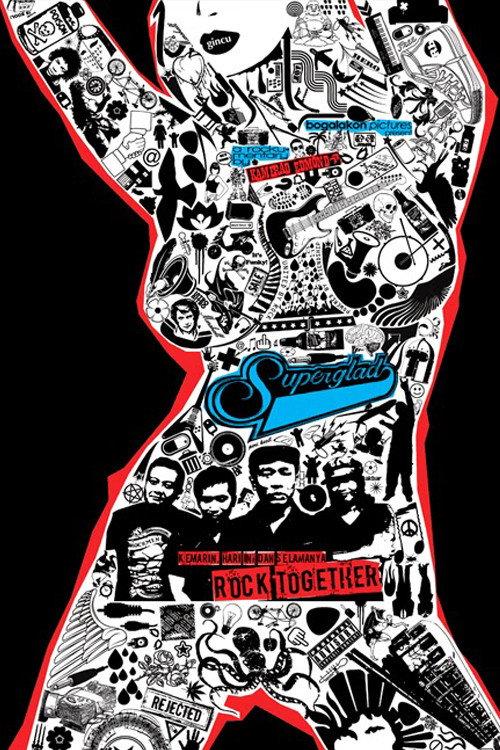 Superglad - Kemarin, Hari Ini dan Selamanya, Rock Together 2012 official movie poster