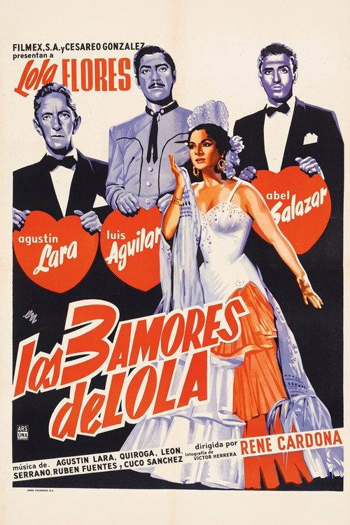 Los tres amores de Lola 1956 official movie poster