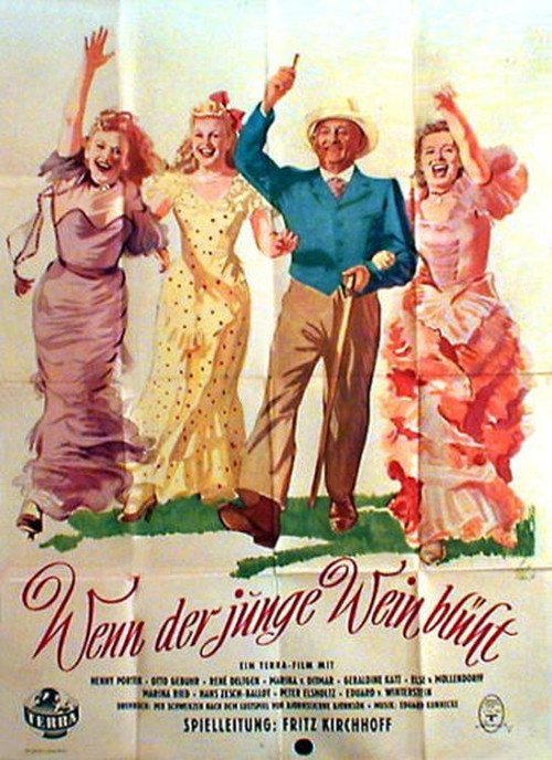 When the Young Wine Blossoms 1943 official movie poster