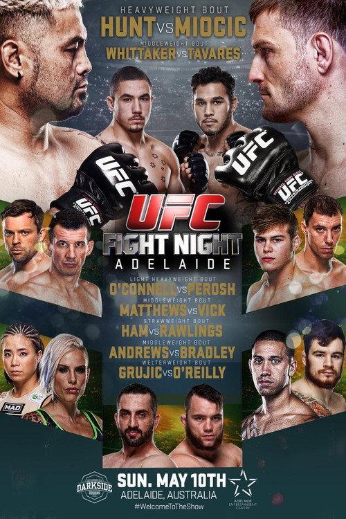 UFC Fight Night 65: Miocic vs. Hunt 2015 official movie poster
