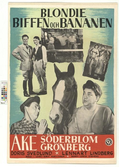 Blondie, Biffen och Bananen 1952 official movie poster