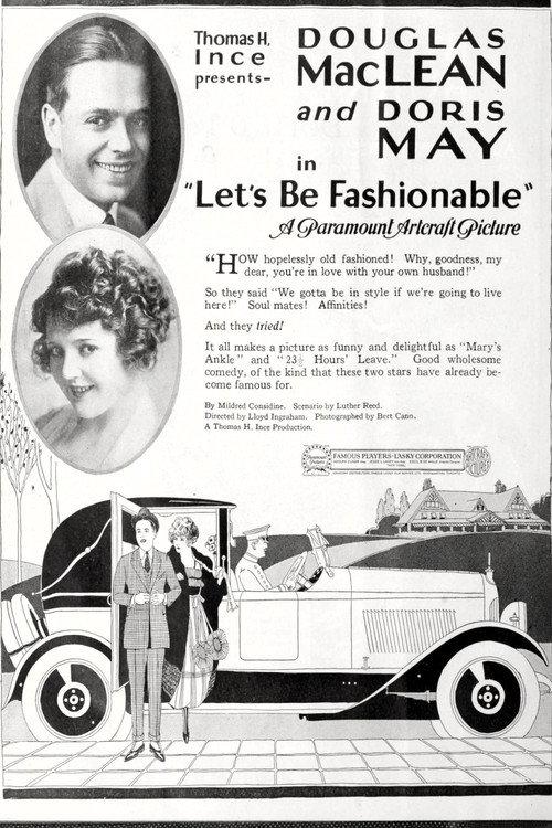 Let's Be Fashionable 1920 official movie poster