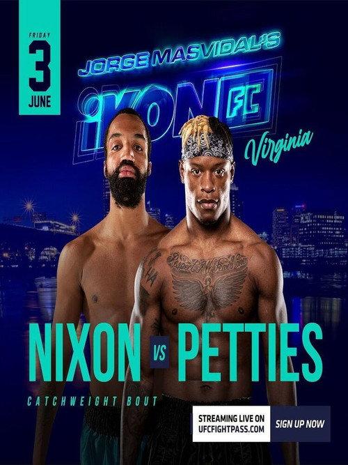 Jorge Masvidal's iKON FC 3: Nixon vs. Petties 2022 official movie poster