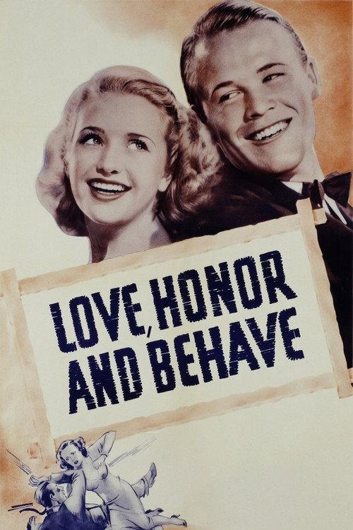 Love, Honor and Behave 1938 official movie poster