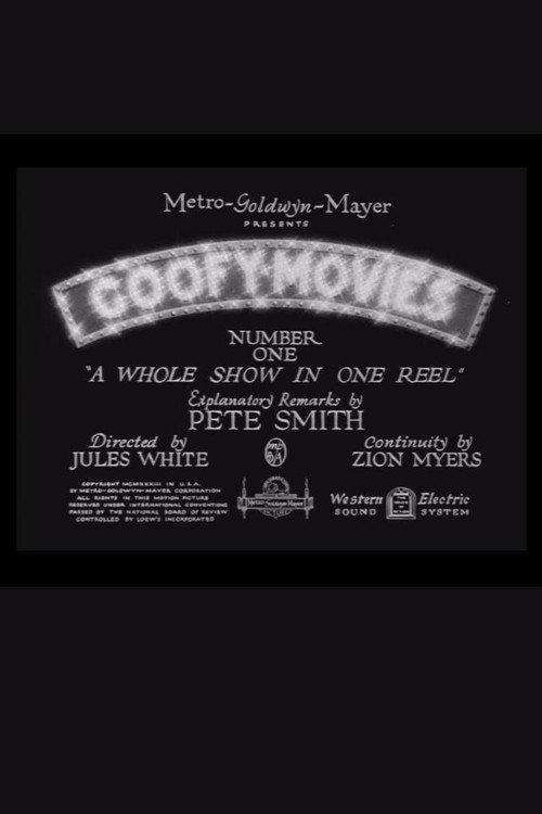 Goofy Movies Number One 1933 official movie poster