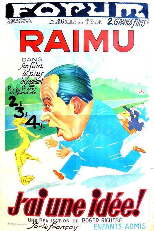 I Have an Idea 1934 official movie poster