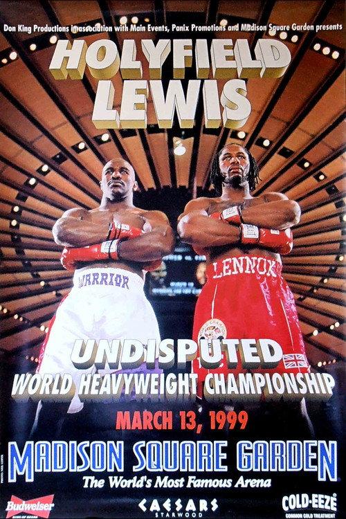 Evander Holyfield vs. Lennox Lewis I 1999 official movie poster