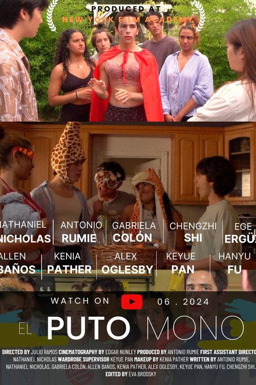 El Puto Mono 2024 official movie poster