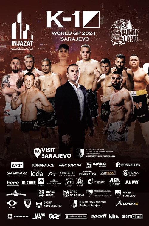 K-1 WORLD GP 2024 in Sarajevo 2024 official movie poster