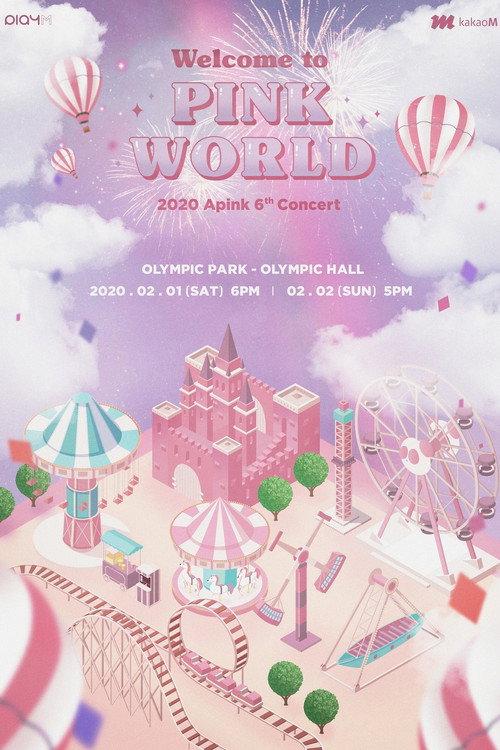 2020 Apink 6th Concert 'Welcome To PINK WORLD' 2020 official movie poster