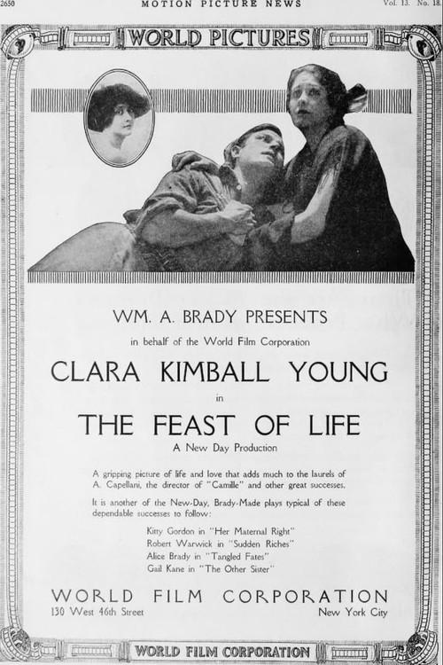 The Feast of Life 1916 official movie poster