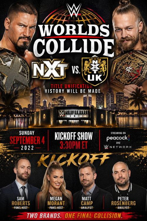 WWE Worlds Collide: NXT vs. NXT UK Kickoff 2022 official movie poster