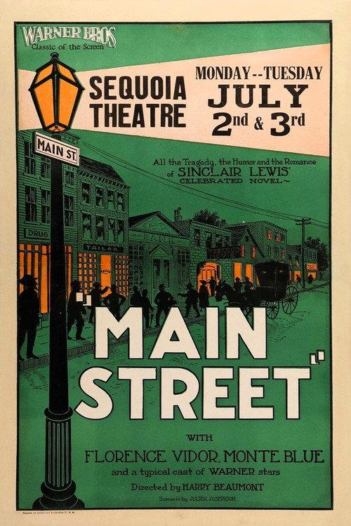 Main Street 1923 official movie poster