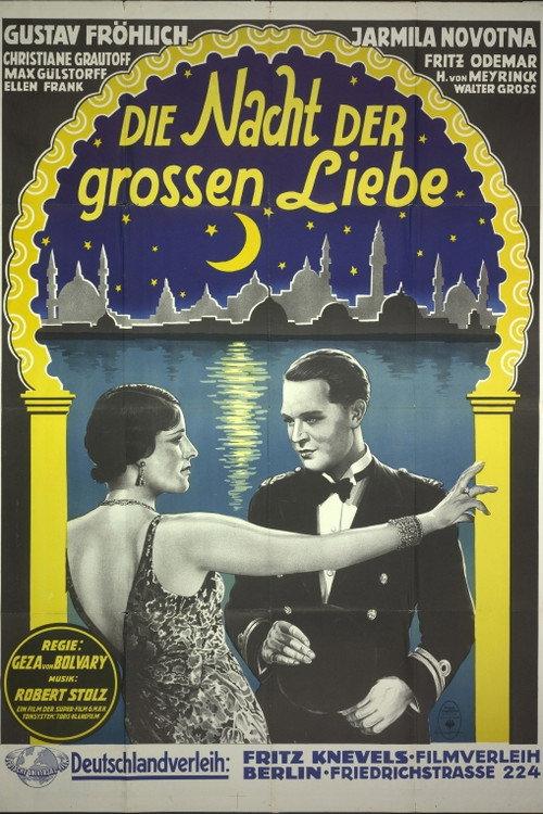 The Night of the Great Love 1933 official movie poster