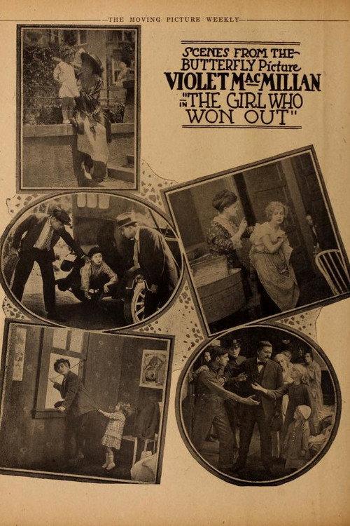 The Girl Who Won Out 1917 official movie poster