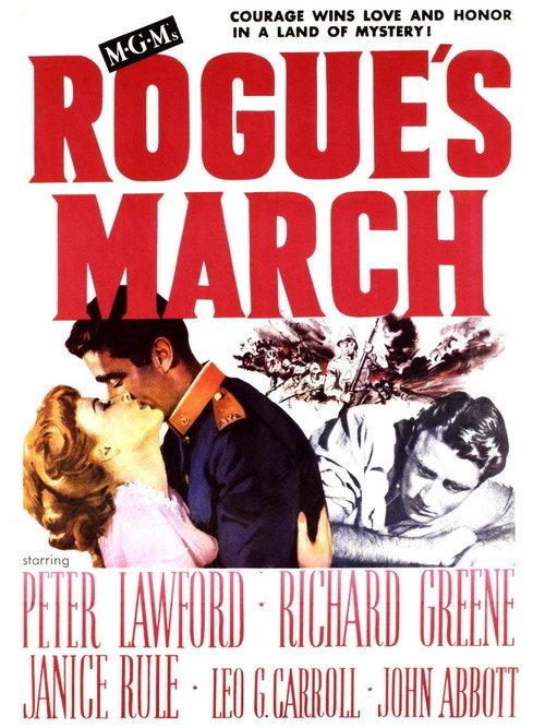 Rogue's March 1953 official movie poster