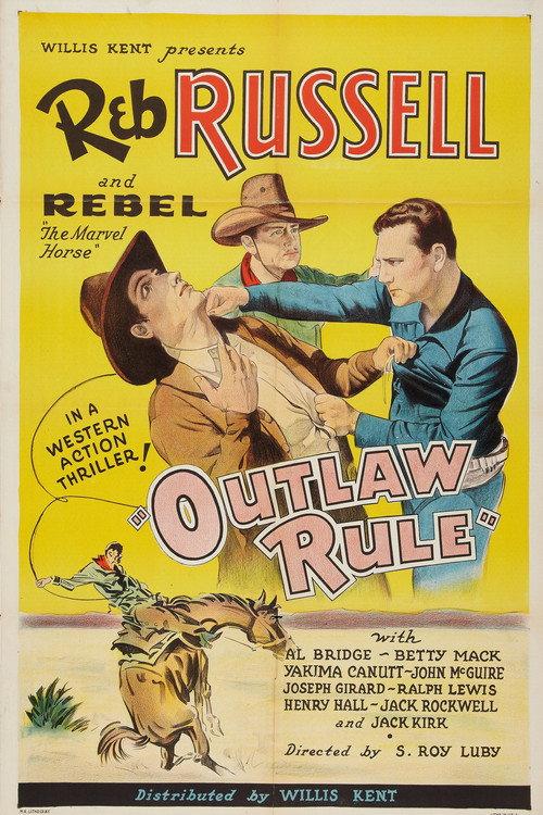 Outlaw Rule 1935 official movie poster