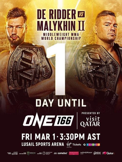ONE 166: Qatar 2024 official movie poster