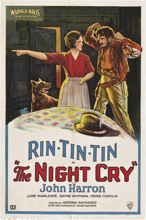 The Night Cry 1926 official movie poster